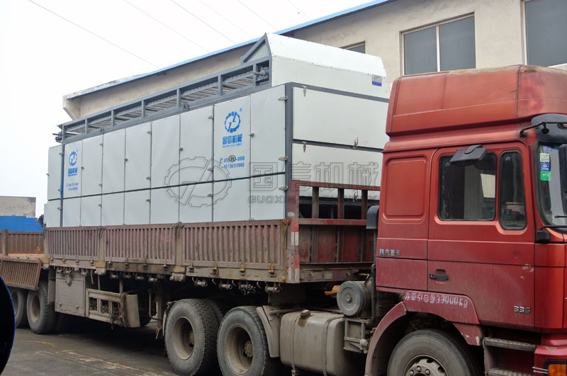 網(wǎng)帶式包衣種子烘干機裝車完成準備發(fā)貨