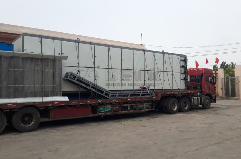 全套冬瓜皮烘干機(jī)裝滿(mǎn)一車(chē)